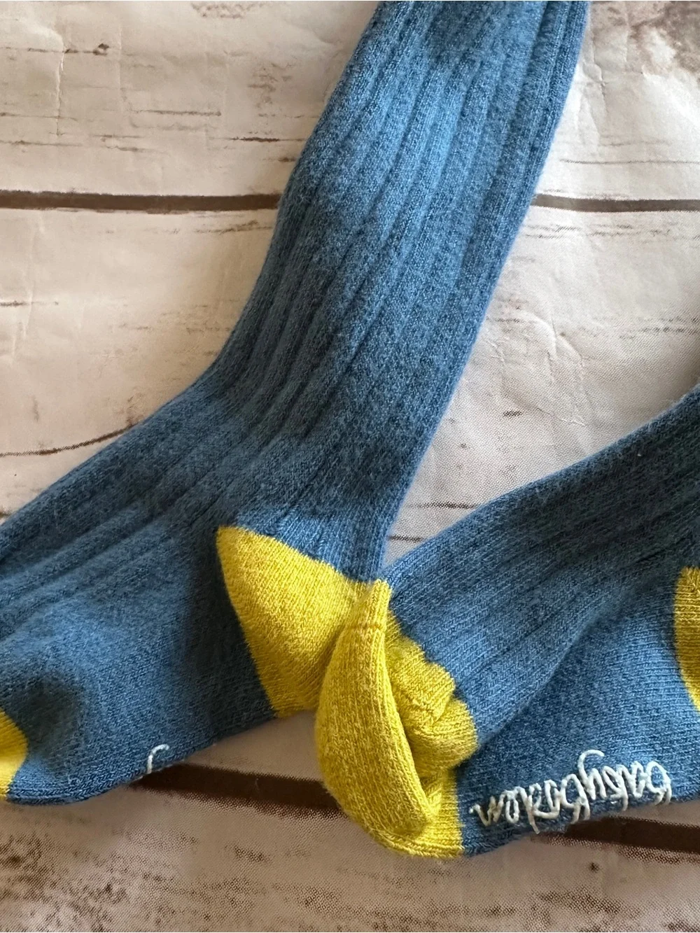 Baby Boden blue tights